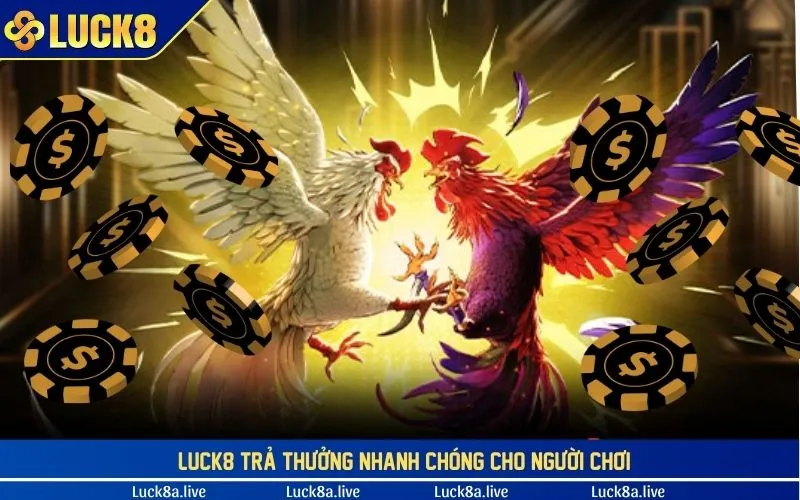 Thanh toán tiền thưởng cùng LUCK8 tiện ích